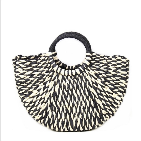 CHICBOMB Handbags - WOVEN RETRO STRAW BEACH BAG